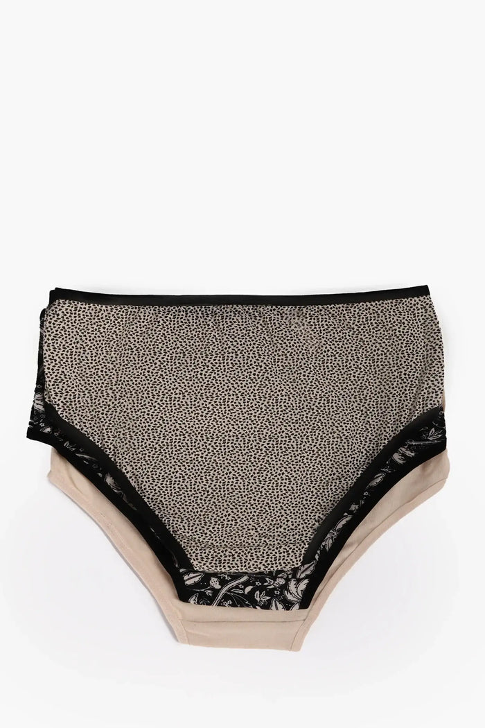 Pack of 3 Colored Brief Panties