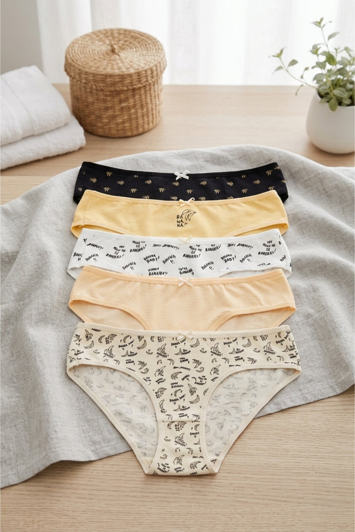 Pack of 5 Colored Bikini Panties