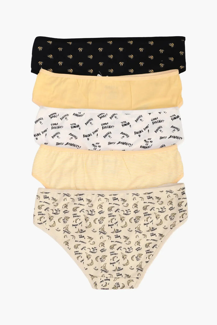Pack of 5 Colored Bikini Panties