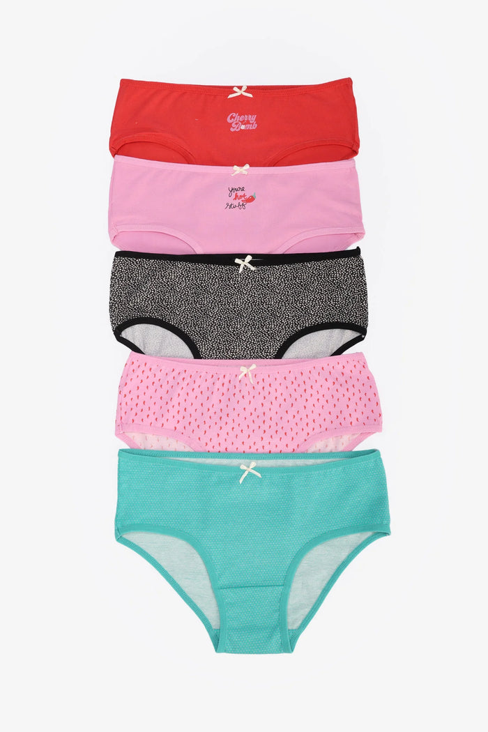 Pack of 5 Colored Brief Panties