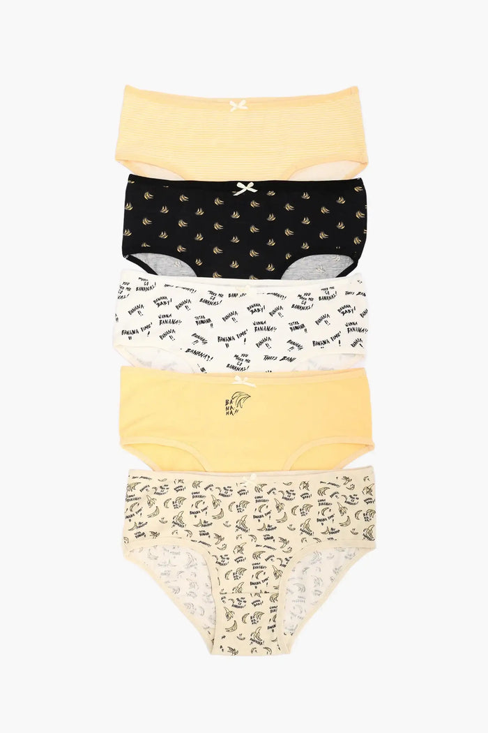Pack of 5 Colored Brief Panties