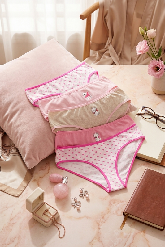 Pack of 5 Colored Full Brief Panties