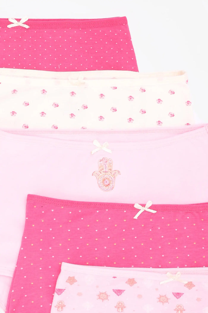 Pack of 5 Colored Full Brief Panties
