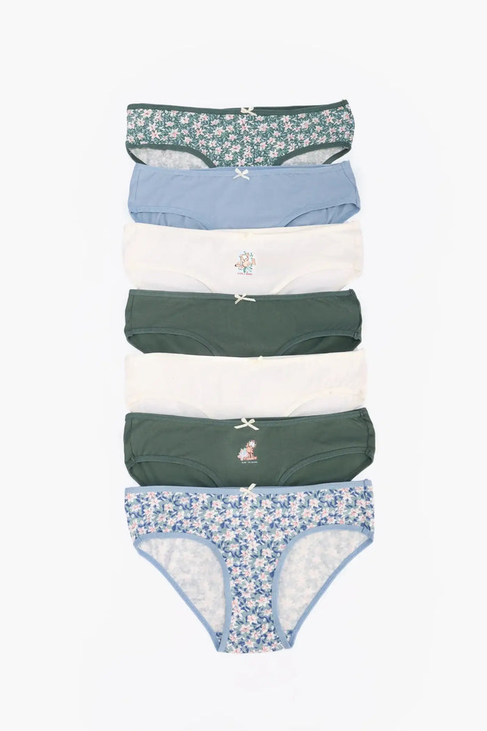 Pack of 7 Colored Bikini Panties