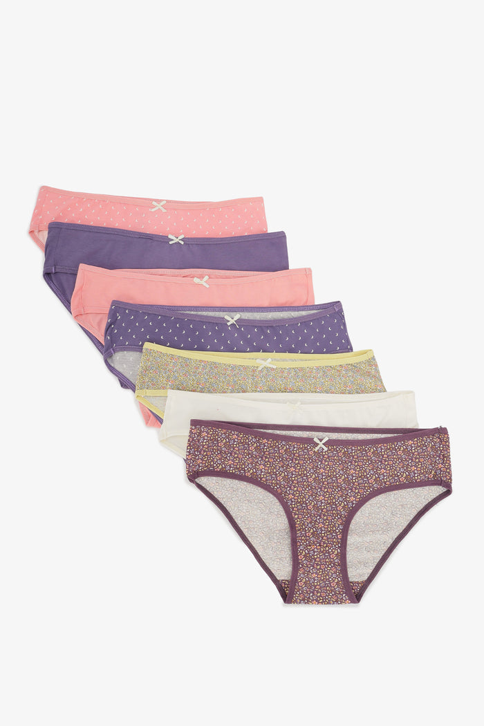 Pack of 7 Colored Bikini Panties