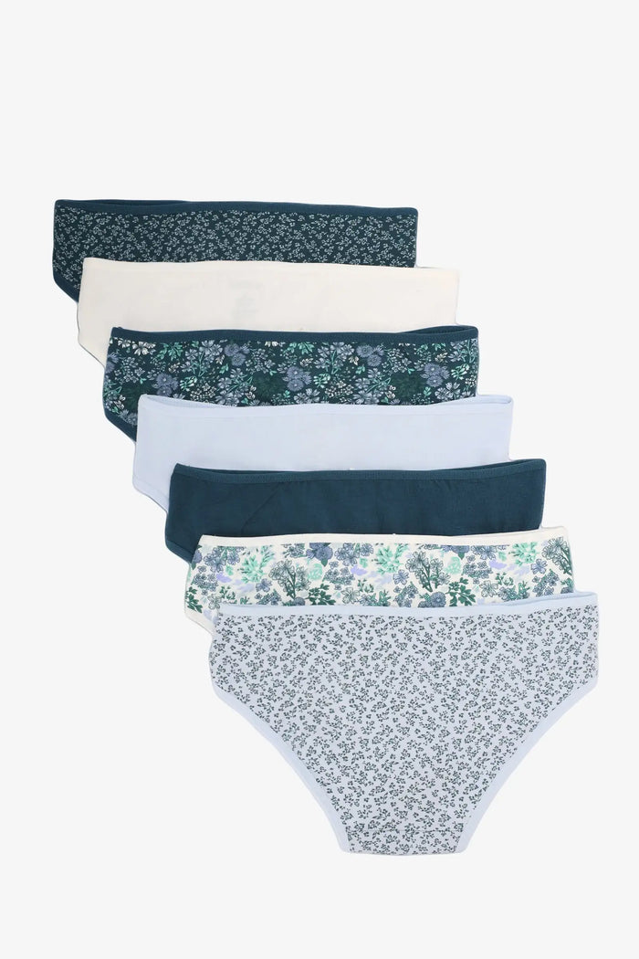 Pack of 7 Colored Bikini Panties
