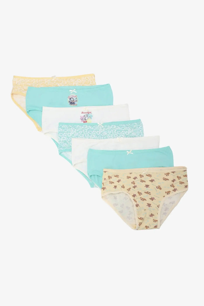 Pack of 7 Colored Bikini Panties