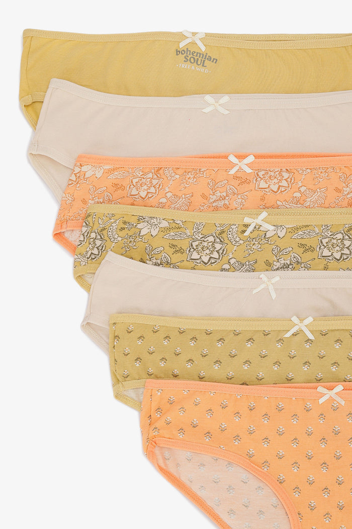Pack of 7 Colored Bikini Panties