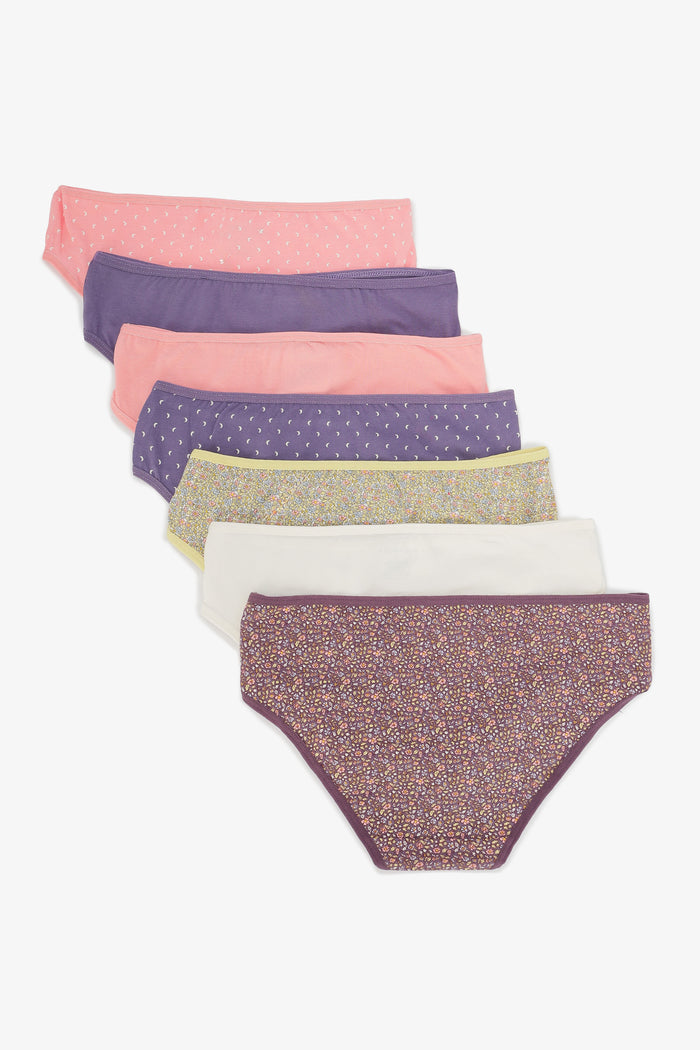 Pack of 7 Colored Bikini Panties