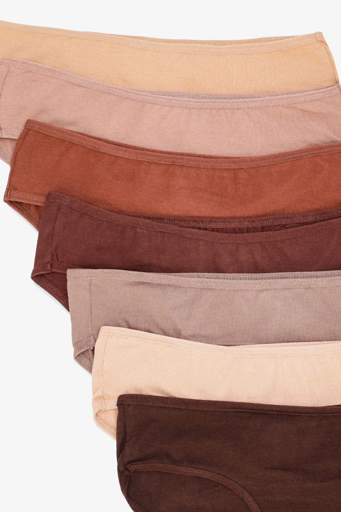 Pack of 7 Colored Bikini Panties