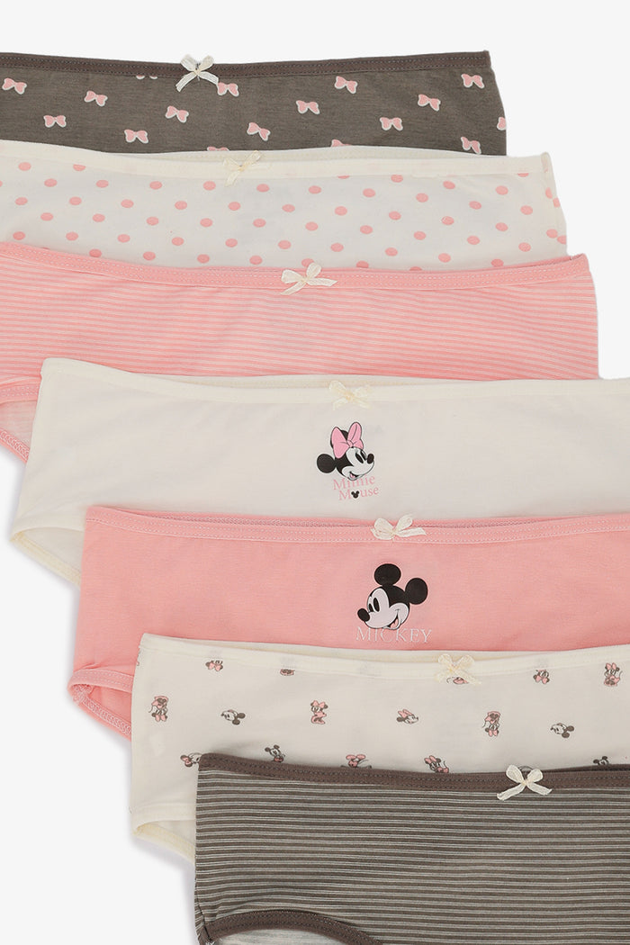Pack of 7 Colored Brief Panties