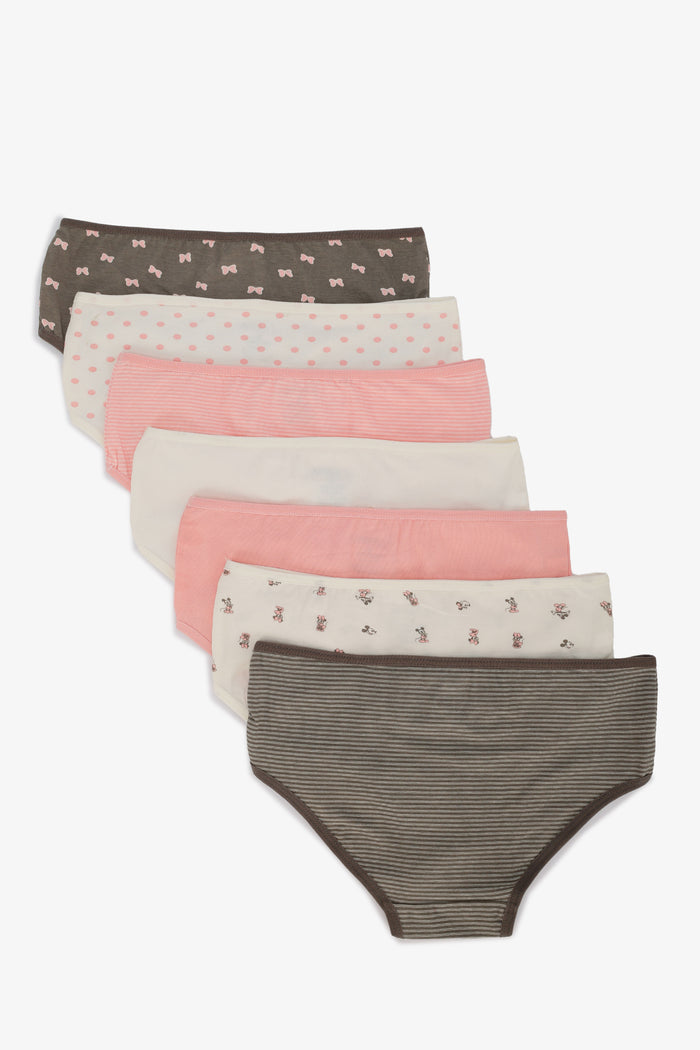 Pack of 7 Colored Brief Panties
