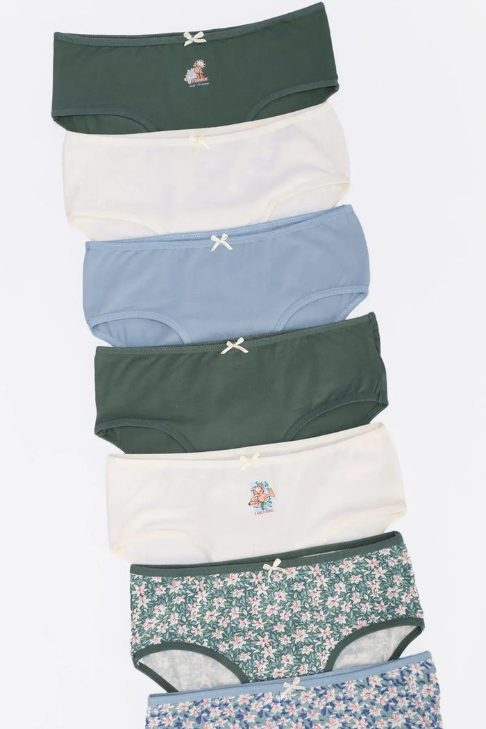 Pack of 7 Colored Brief Panties