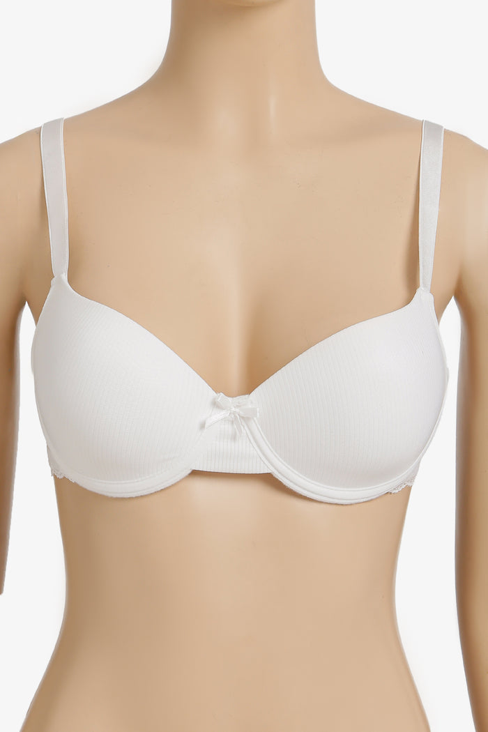Padded Ribbed Bra