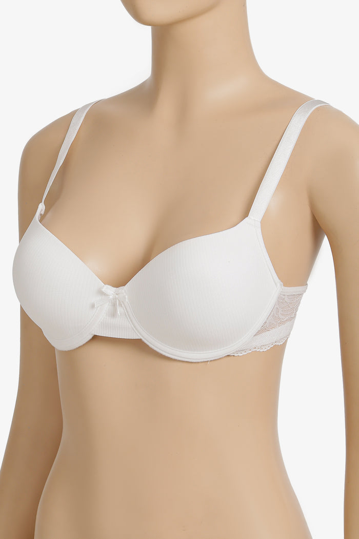 Padded Ribbed Bra
