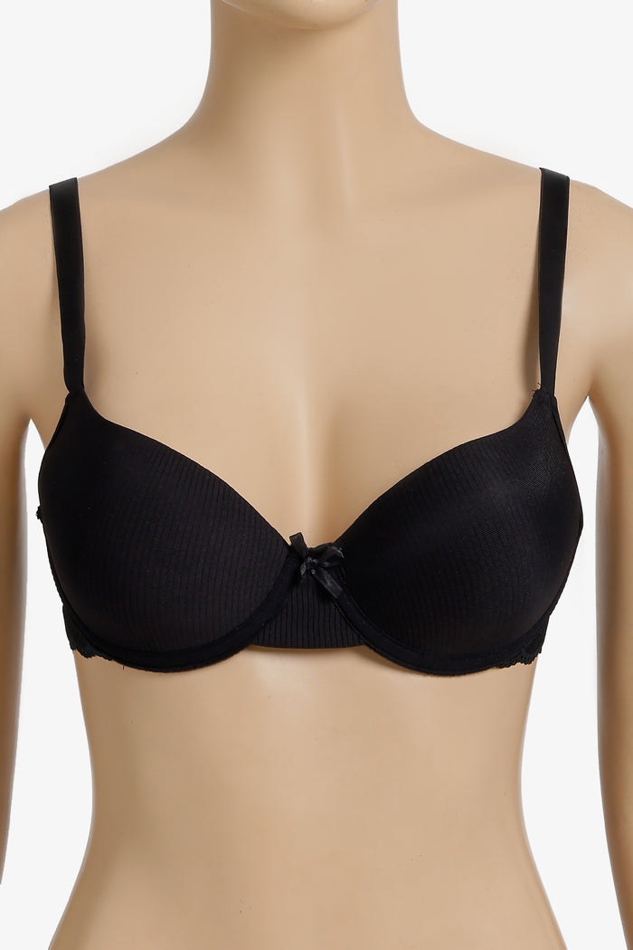 Padded Ribbed Bra