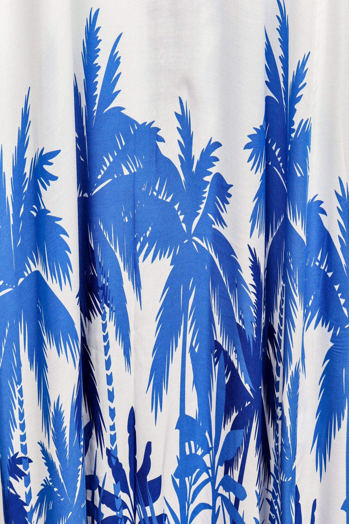 Palm Trees Printed Kimono