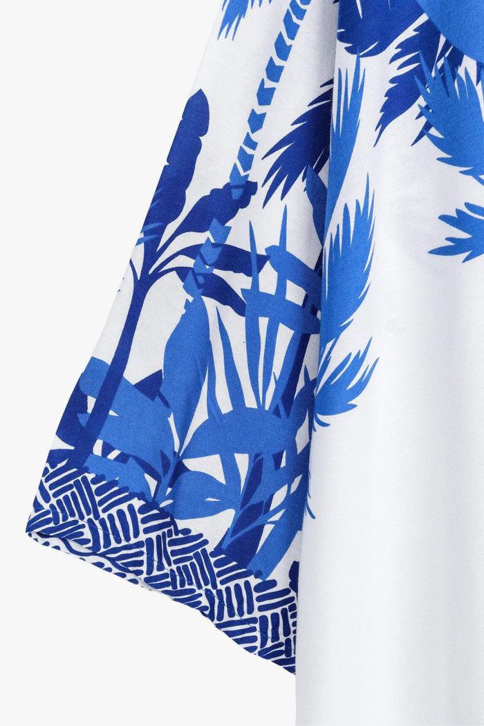 Palm Trees Printed Kimono