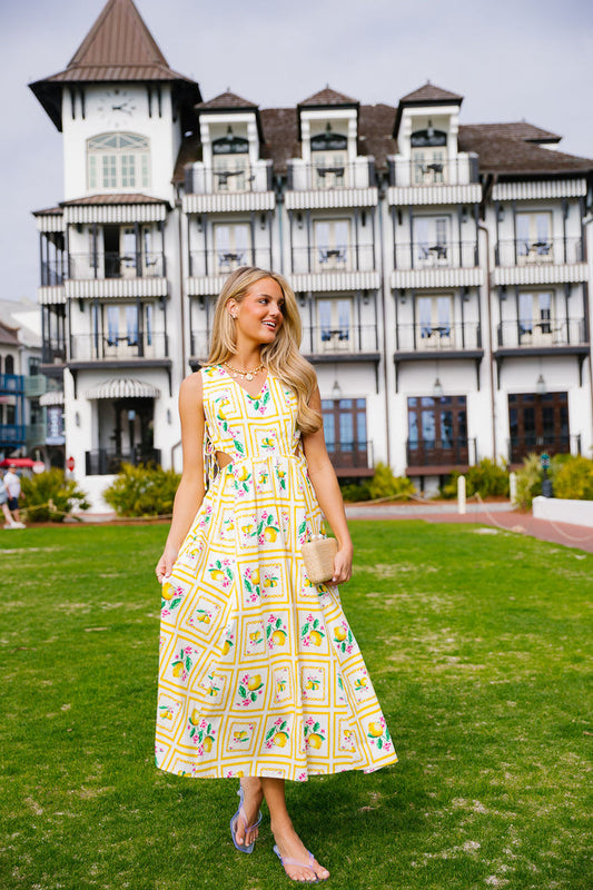 Palmer Maxi Dress - Lemon
