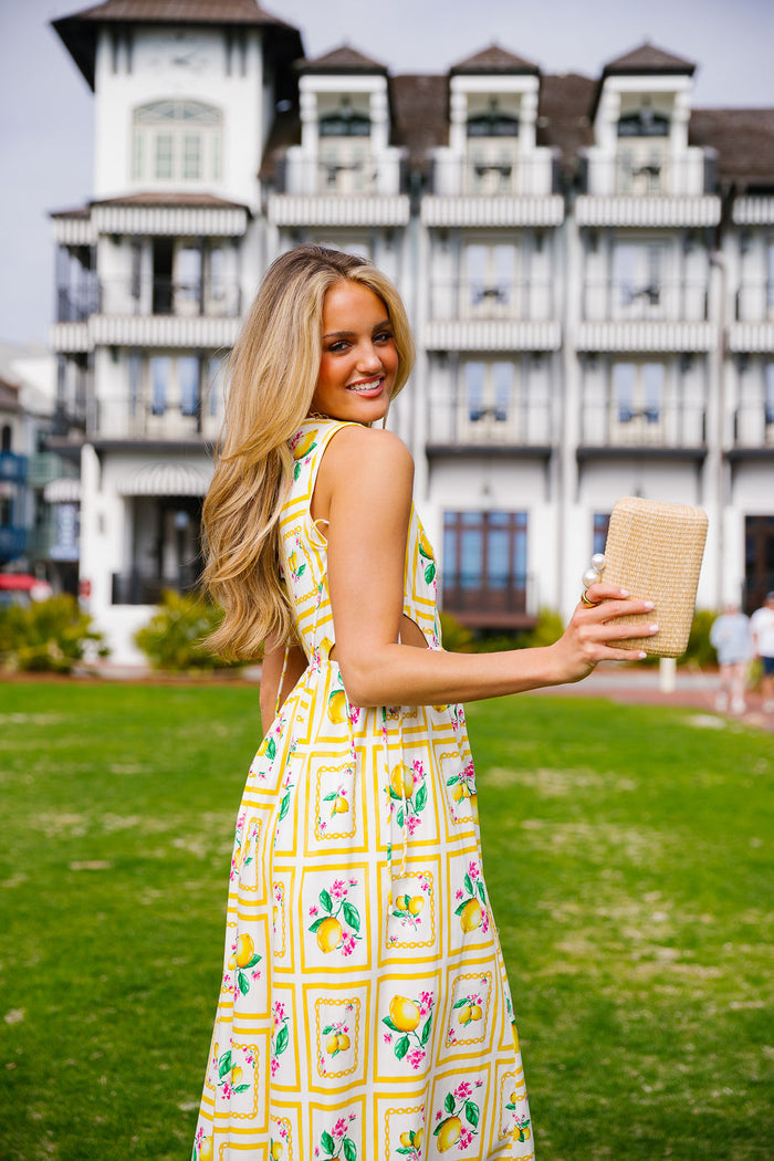 Palmer Maxi Dress - Lemon