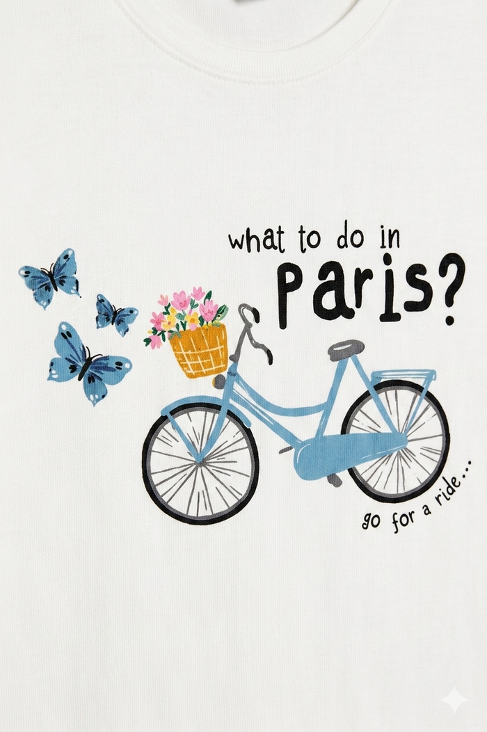 Paris Graphic Print Pyjama