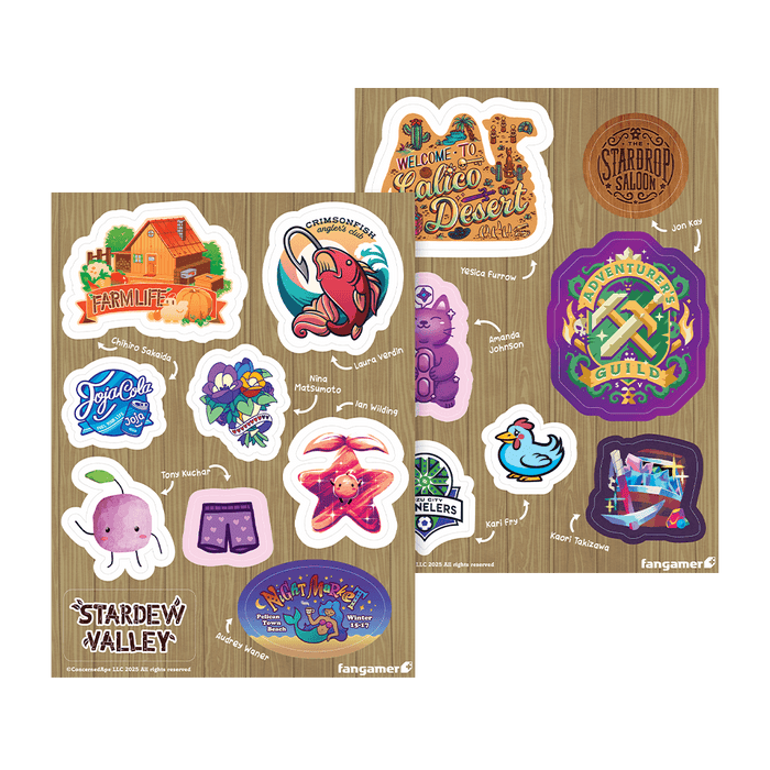 Pelican Town Sticker Sheet