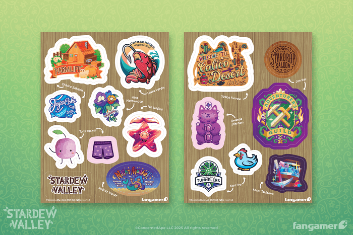 Pelican Town Sticker Sheet