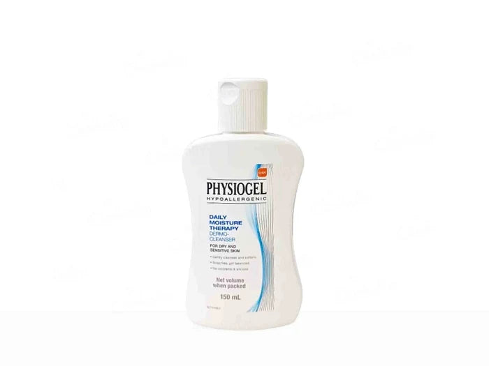 Physiogel Hypoallergenic Daily Moisture Therapy Dermo-Cleanser For Dry & Sensitive Skin, 150ml