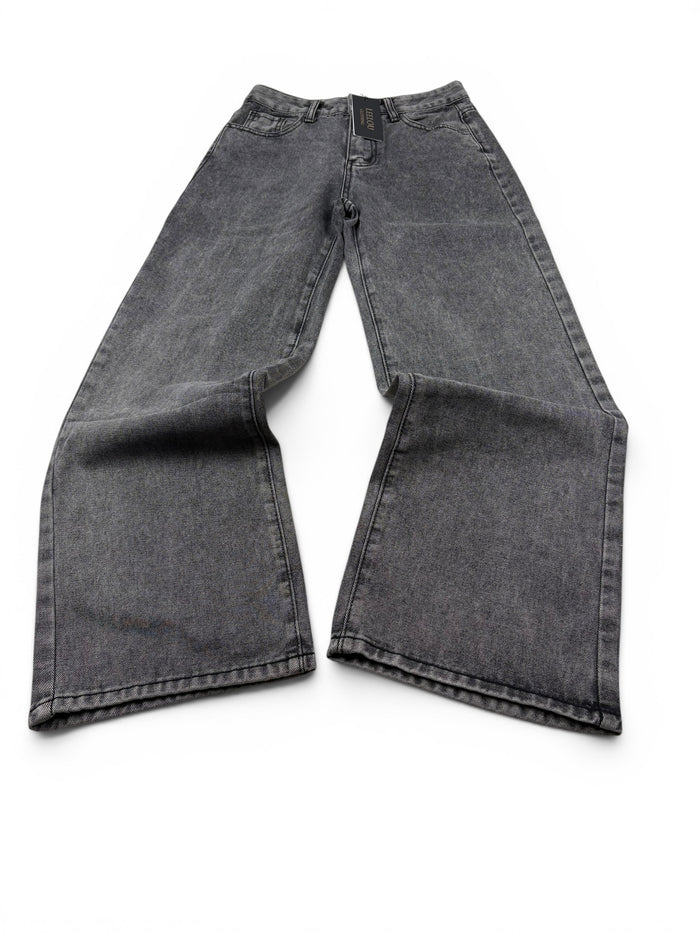 Pink Bow Pocket Baggy Jeans