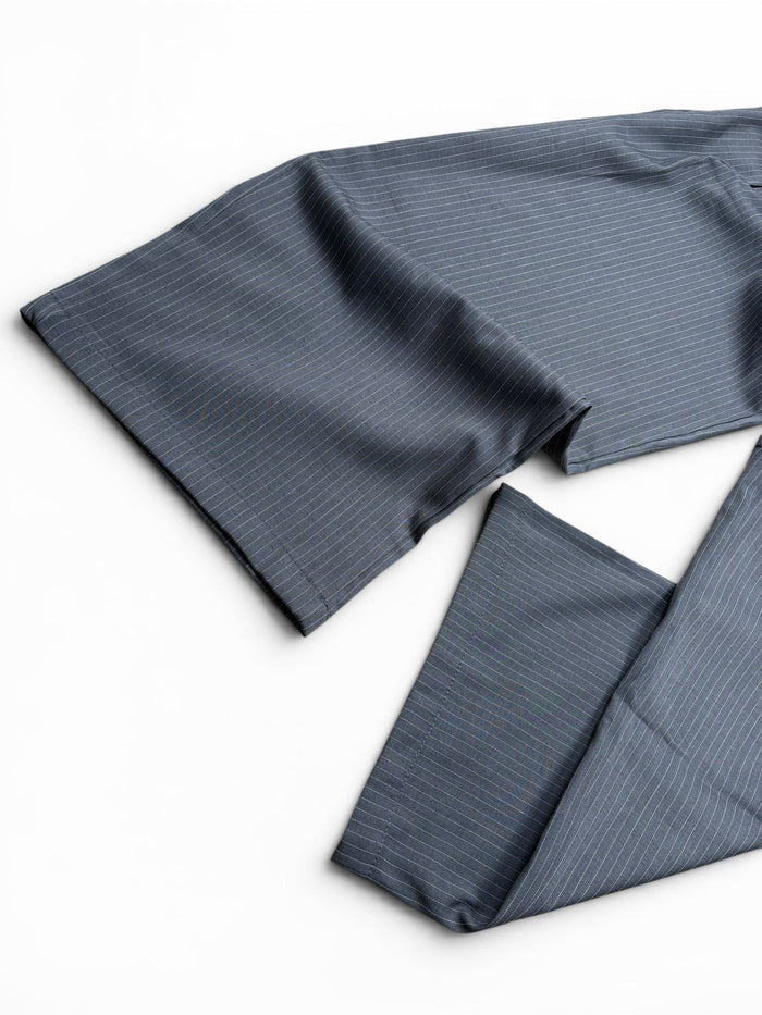 Pinstripe Wide Leg Pants