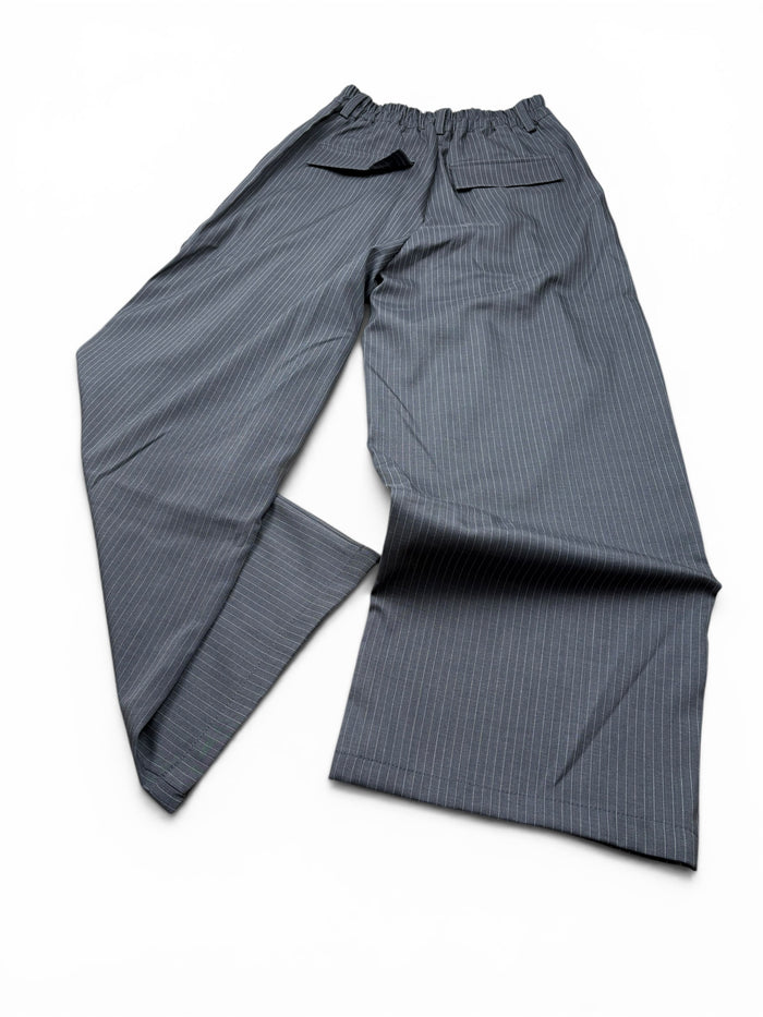 Pinstripe Wide Leg Pants