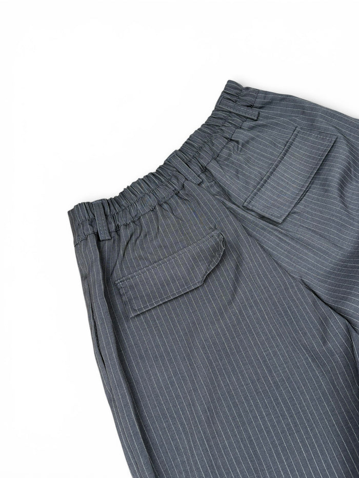 Pinstripe Wide Leg Pants