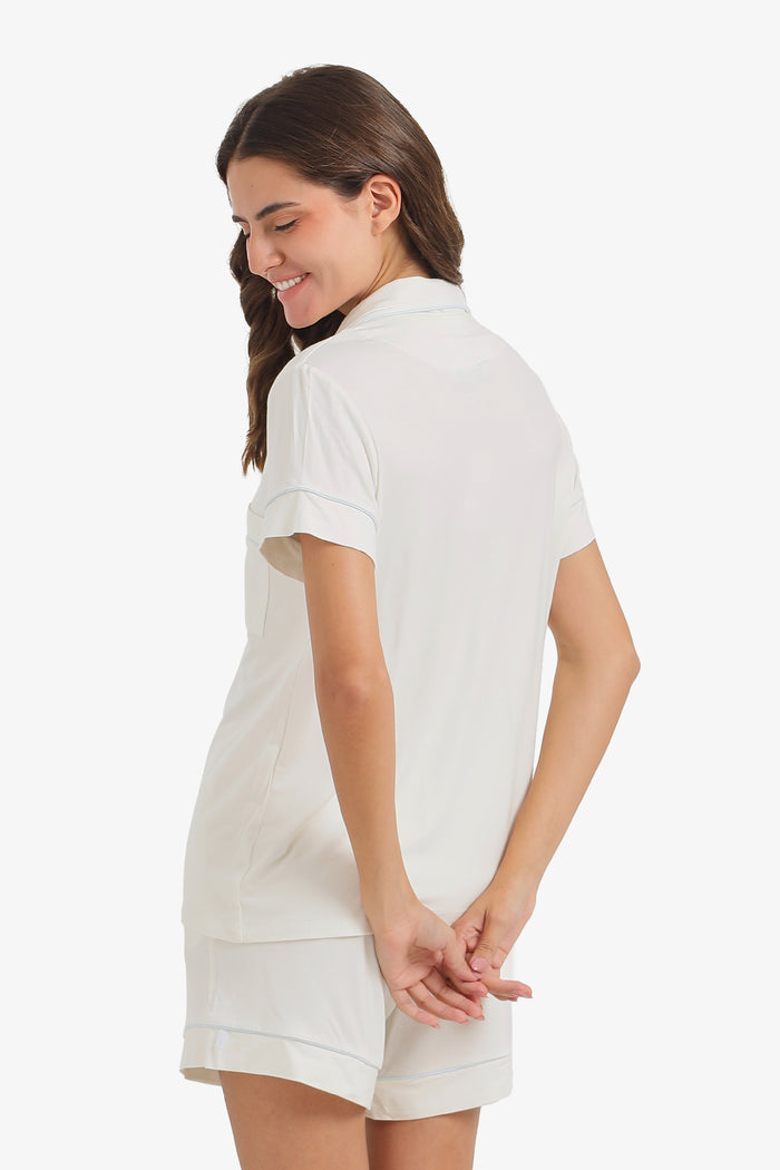 Piped Short Pyjama Set