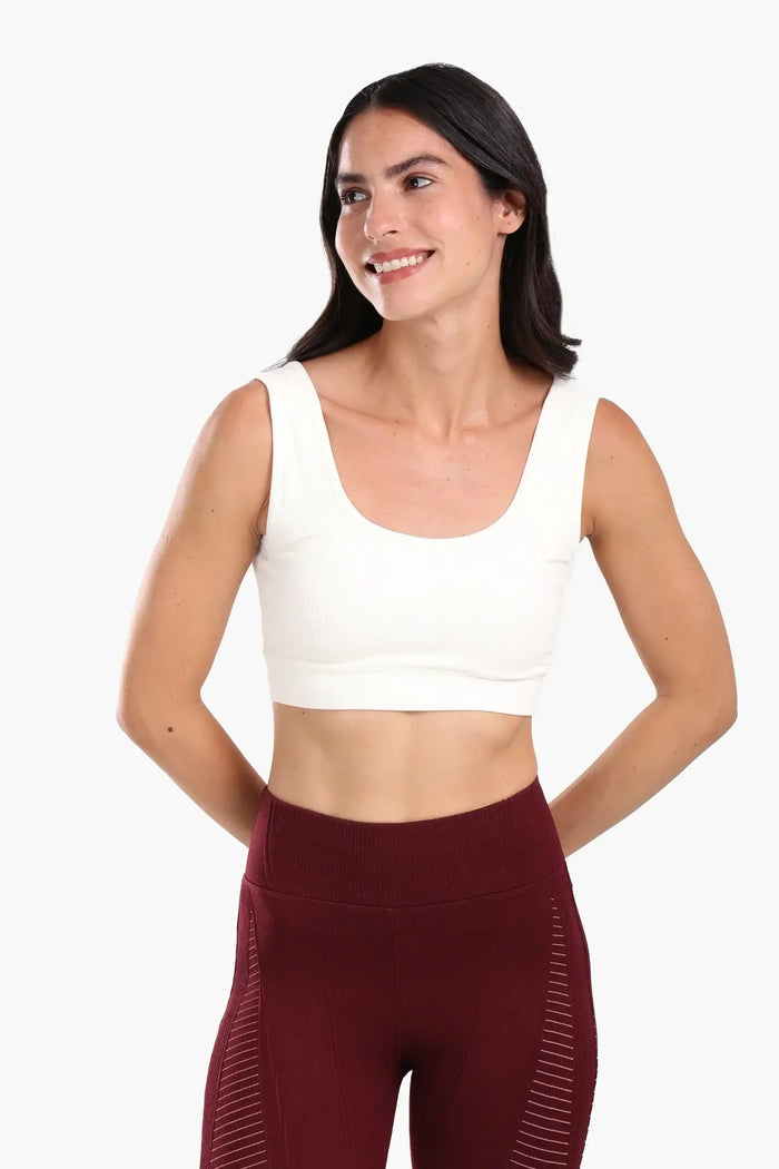 Plunge Neck Soft Bra