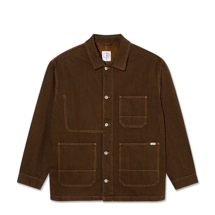 Polar - Ezra Jacket Hickory Stripe (Rust) *SALE