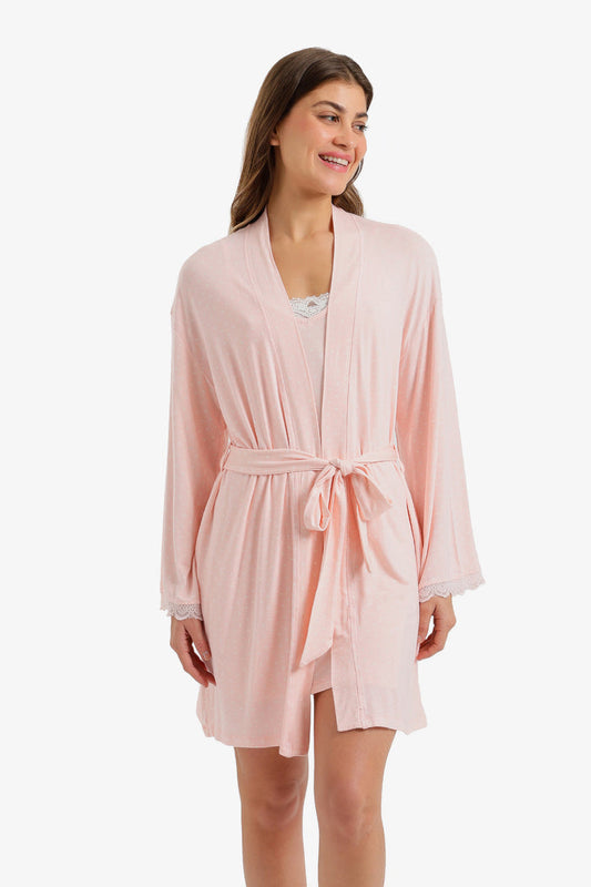 Polka Dot Belted Robe