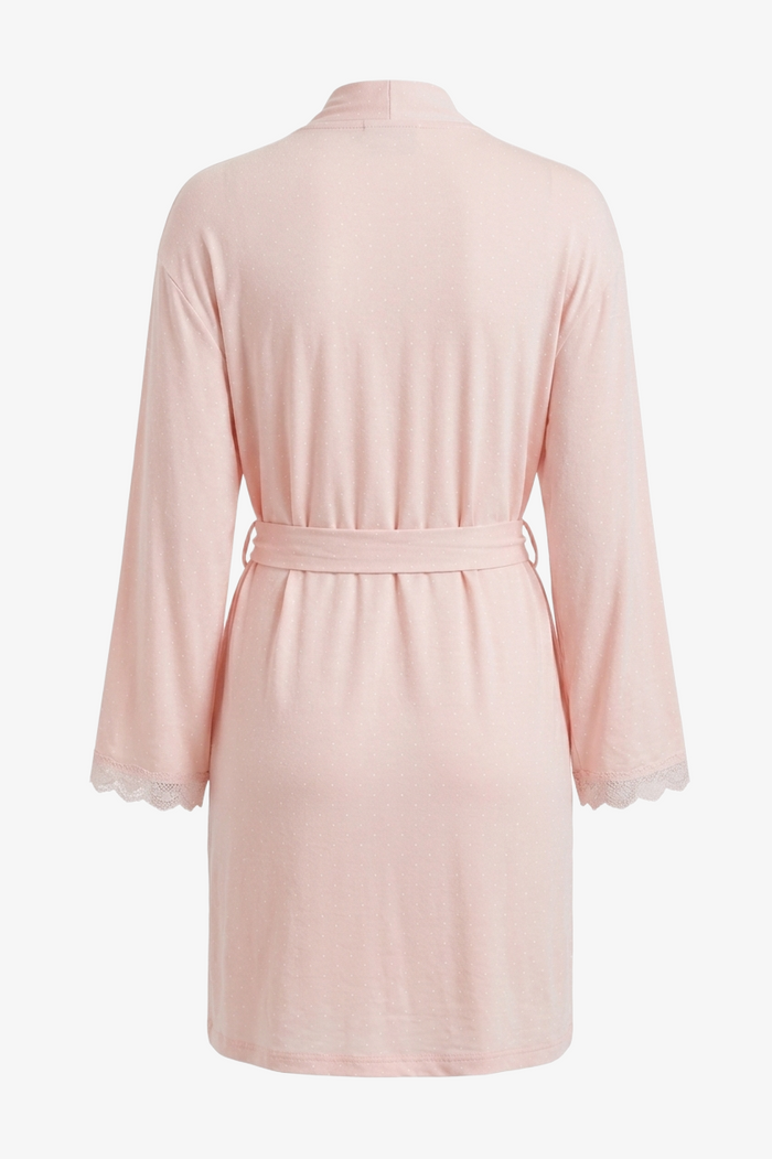 Polka Dot Belted Robe