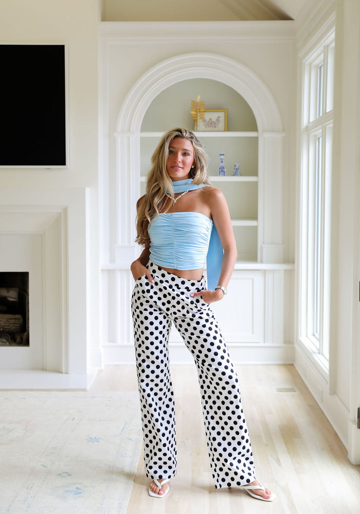 Polka Dot Pant - Black