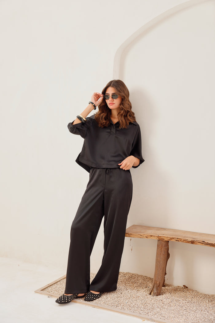 Polo-Neck Lounge Set