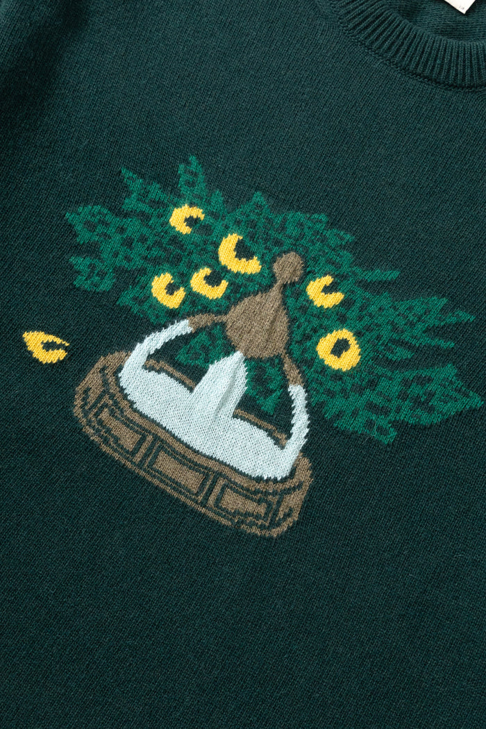 Pompeii - Fountain Knit Sweater - Pine