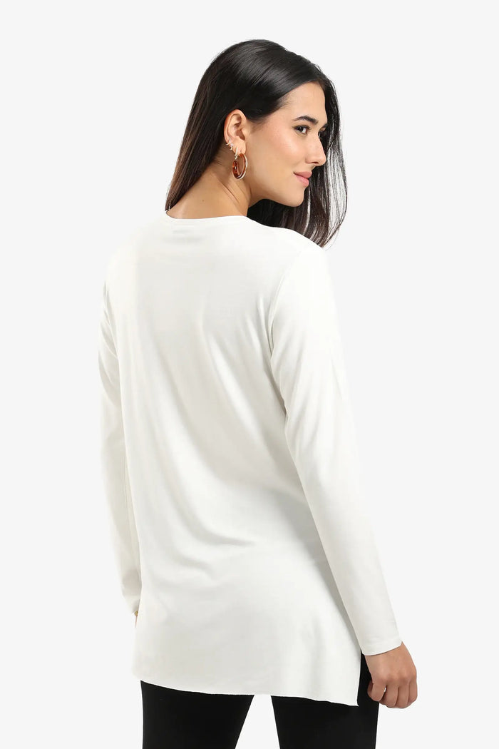 Poplin Long Sleeves Top