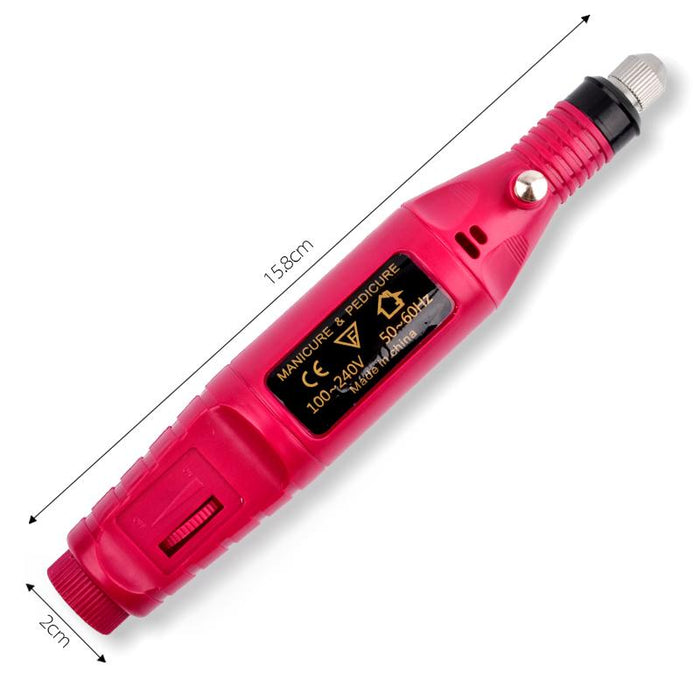 Portable Electric Nail File Drill Machine Kit