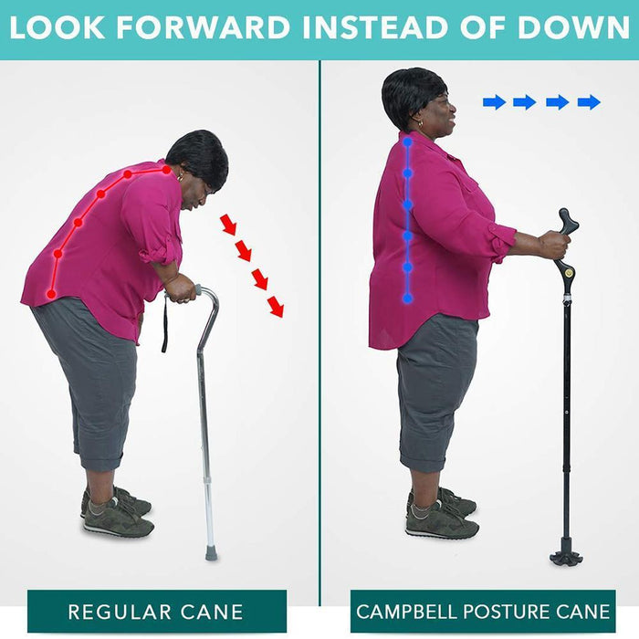 POSTURE CANE - WALKING STICK FOR ELDERLY