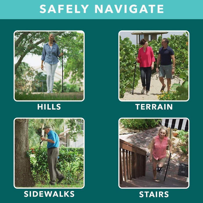 POSTURE CANE - WALKING STICK FOR ELDERLY