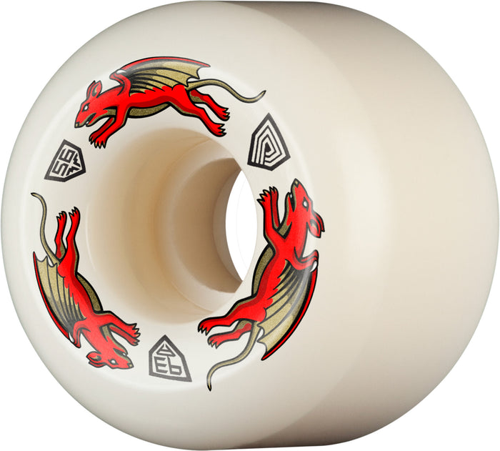 POWELL PERALTA NANO RAT AA2 ASYMMETRICAL SHAPE WHEELS (56MM/93A)