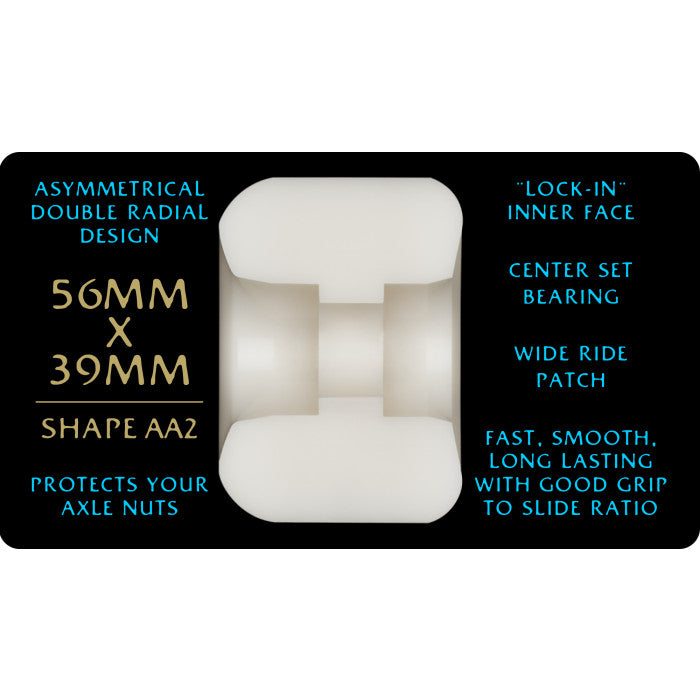 POWELL PERALTA NANO RAT AA2 ASYMMETRICAL WHEELS (56MM/97A)