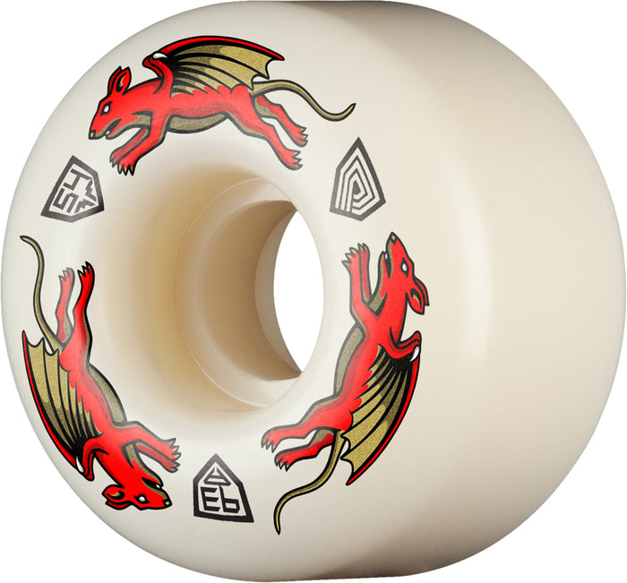 POWELL PERALTA NANO RAT AV4 ASYMMETRICAL SHAPE WHEELS (54MM/93A)