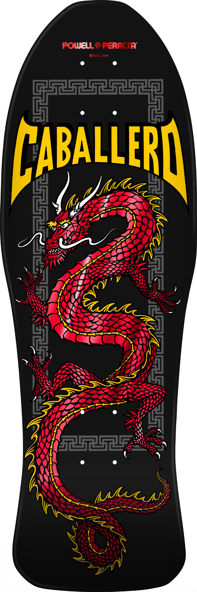 POWELL PERALTA STEVE CAB CHINESE DRAGON RED FOIL REISSUE DECK