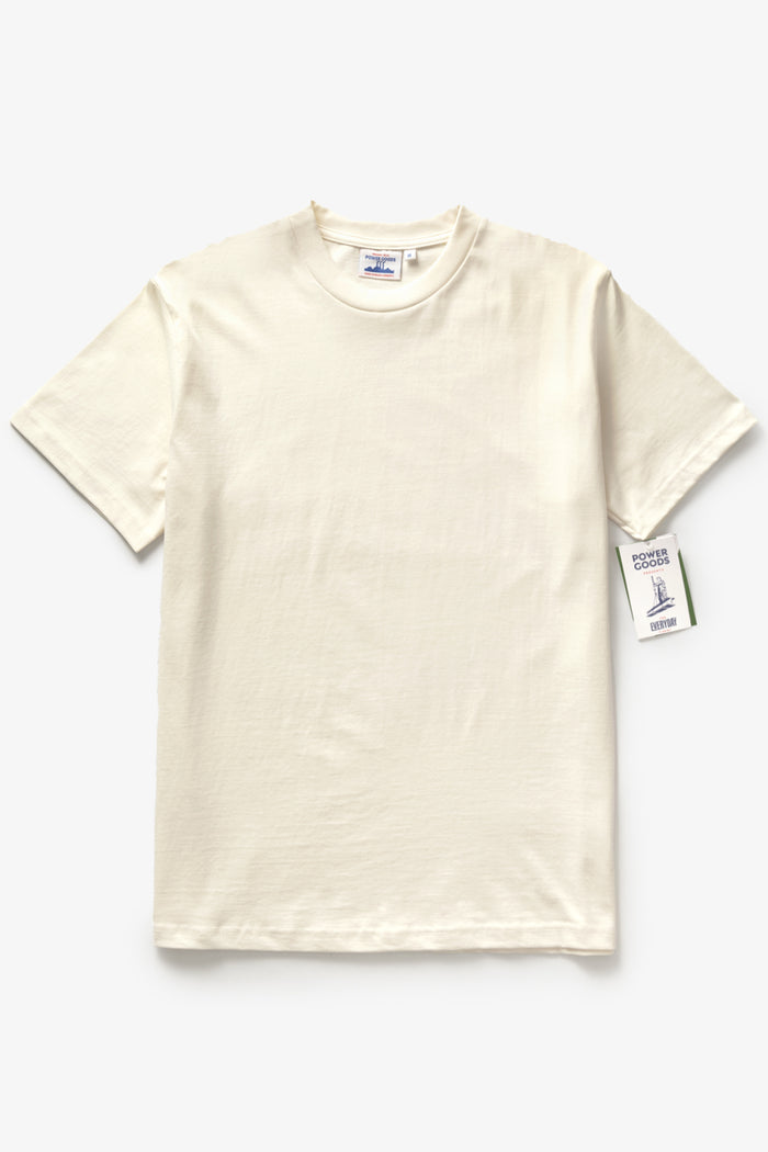 Power Goods - Everyday Tee - Vanilla