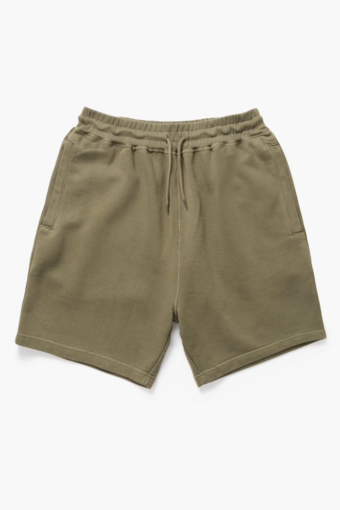 Power Goods - Loopback Sweat Shorts - Olive